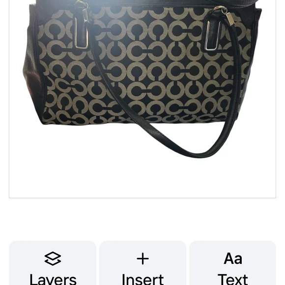 Coach, Madison, Black and Tan Women's Tote, Style 25624~EUC - Picture 9 of 11